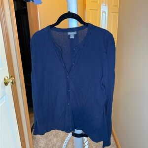 *Eddie Bauer Navy Blue Sweater - XL